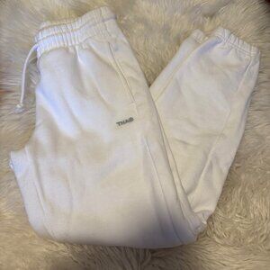 White TNA 2XS sweatpants